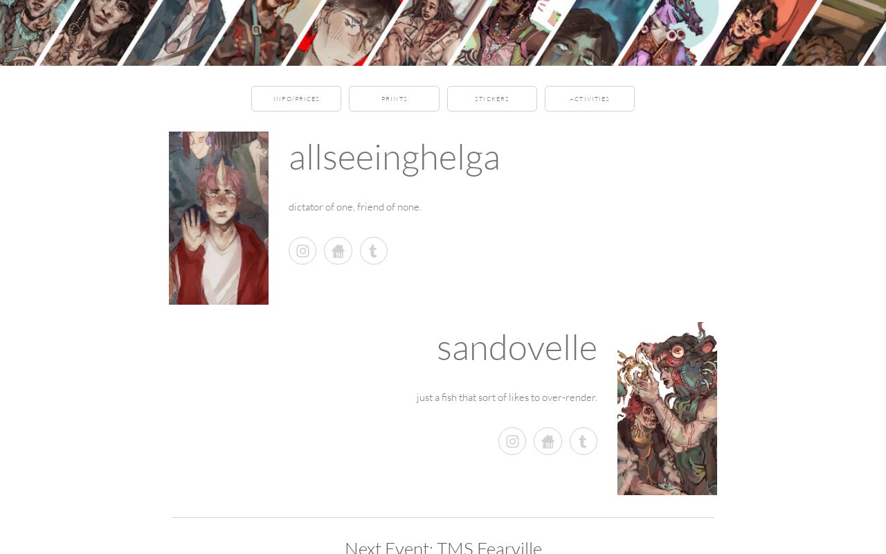 Helga and Sand's Catalog