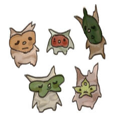 6o) Koroks - Sticker Pack ($4)
