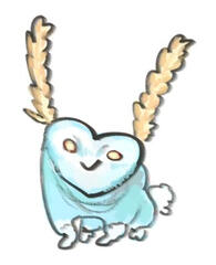 6n) Blue Thing - Sticker